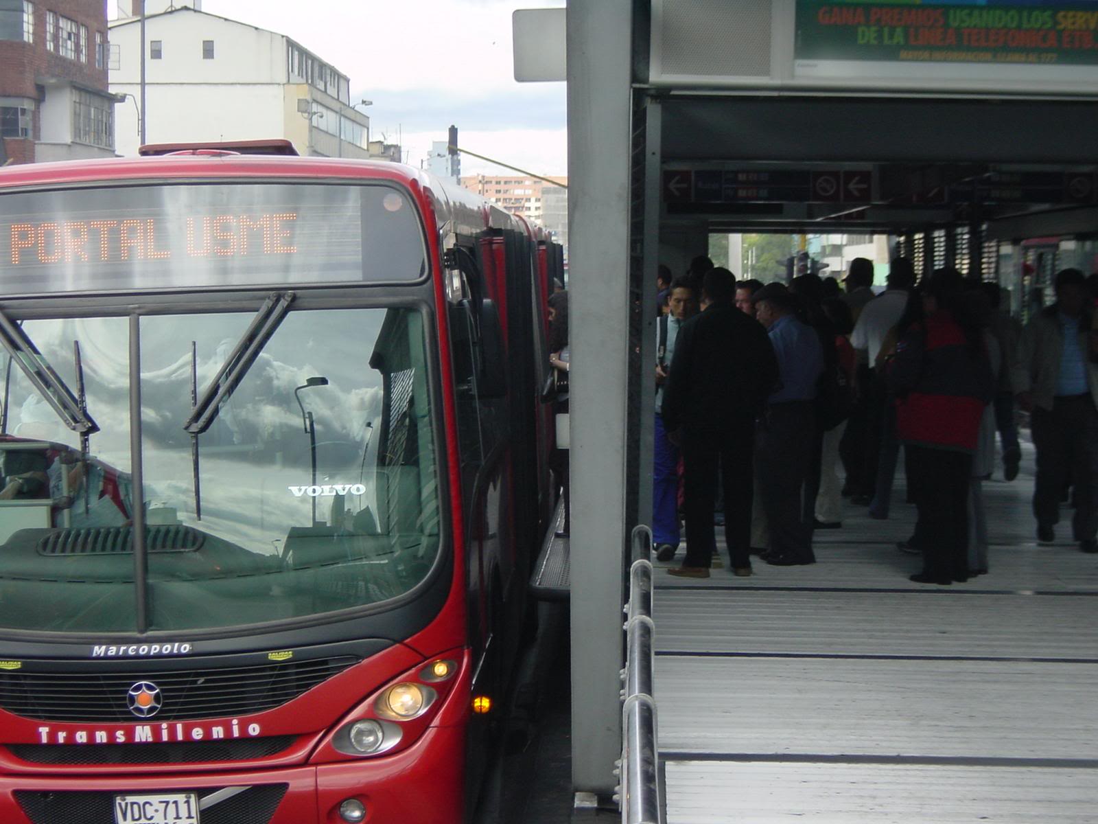 Cierre total de la Estación de Transmilenio del Olaya