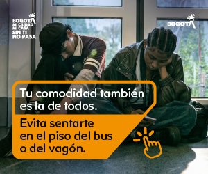 EN EL TRASPORTE PÚBLICO DE BOGOTÁ, EL ESPACIO ES DE TODOS